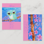 Kirschblüten Visitenkarte (Vorne/Hinten)