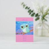 Kirschblüten Visitenkarte (Stehend Vorderseite)