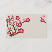 Kirschblüten-Visitenkarte Visitenkarte (Rückseite)
