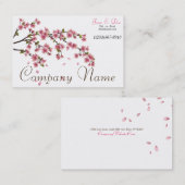 Kirschblüten-Visitenkarte Visitenkarte (Vorne/Hinten)