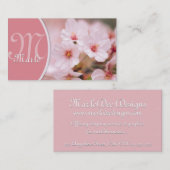 Kirschblüten-Visitenkarte Visitenkarte (Vorne/Hinten)