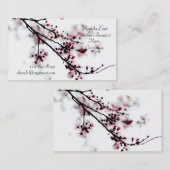 Kirschblüten-Visitenkarten Visitenkarte (Vorne/Hinten)