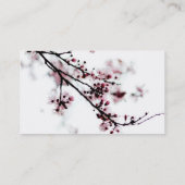 Kirschblüten-Visitenkarten Visitenkarte (Rückseite)