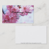 Kirschblüten-Visitenkarten Visitenkarte (Vorne/Hinten)