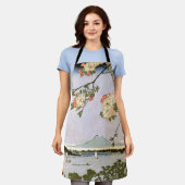 Kirschblüten von Edo, Hiroshige, Ukiyoe Schürze (Getragen)