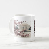 Kirschblüten-Washington DC Kaffeetasse (Vorderseite Links)