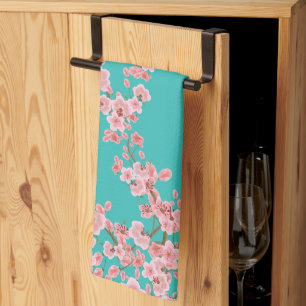 Kirschblüten-Wasserfarbe-Küchentücher Geschirrtuch