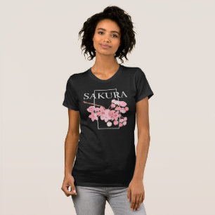 Kirschblüten Wasserfarben Sakura T-Shirt