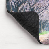 Kirschblüten-Weg Mousepad (Ecke)