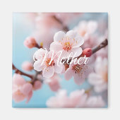 Kirschblüten-Zauber  Magnet (Vorne)