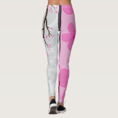 Kirschblütenbanner Leggings (Rückseite)