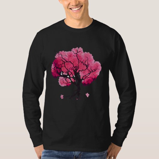 Kirschblütenbaum des Lebens T-Shirt (Vorderseite)