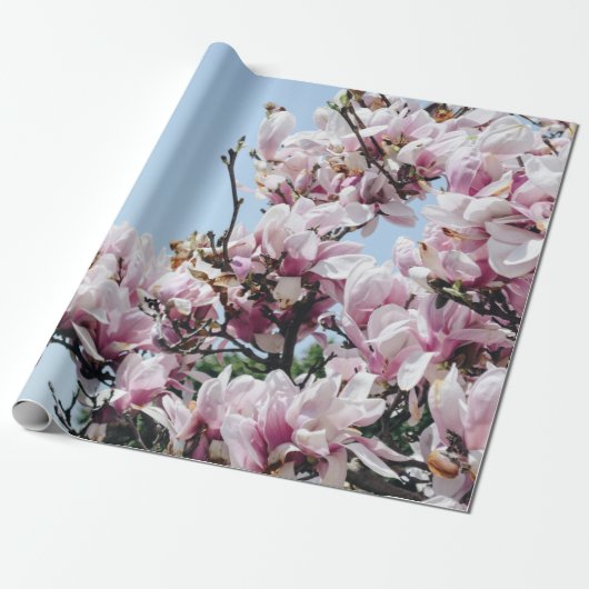 KIRSCHBLÜTENBAUM GESCHENKPAPIER (Ungerollt)