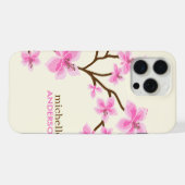 Kirschblütenbaum iPhone Hülle (Rückseite (Horizontal))