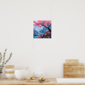 Kirschblütenbaum Wandkunst Sakura Poster (Küche)
