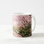 Kirschblütenbäume Kaffeetasse (VorderseiteRechts)