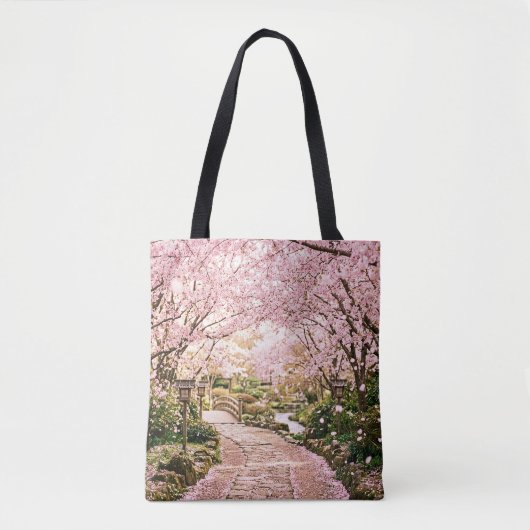 Kirschblütenbäume Tasche (Vorderseite)