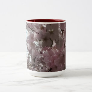 Kirschblütenblüte Zweifarbige Tasse