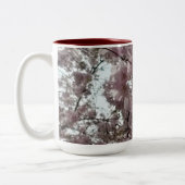Kirschblütenblüte Zweifarbige Tasse (Links)