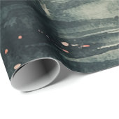 Kirschblütenbrücke Sumi-E Landschaft Geschenkpapier (Rolleneckpunkt)