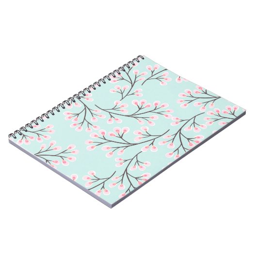 Kirschblüteneier Notizblock (Linke Seite)