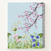 Kirschblütengarten Notizblock (Rückseite)