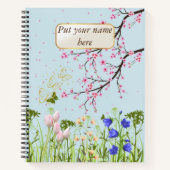 Kirschblütengarten Notizblock (Vorderseite)