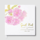 Kirschblütenhandhochzeit Gästebuch (Vorderseite)