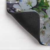Kirschblütenherz Mousepad (Ecke)