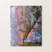Kirschblütenkanal Puzzle (Vertikal)