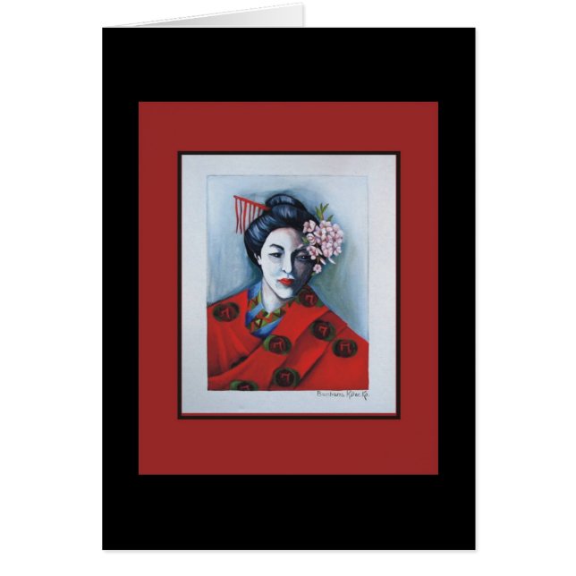 Kirschblütenkarte (Vorne)