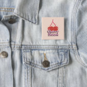 Kirschblütenknopf Button (Beispiel)