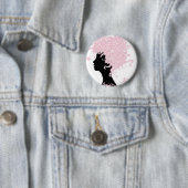 Kirschblütenkopf Button (Beispiel)