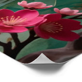 Kirschblütenlandschaft 🌸 poster (Ecke)