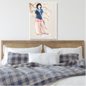 Kirschblütenleuchte Leinwanddruck (Insitu (Schlafzimmer))