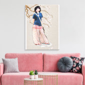 Kirschblütenleuchte Leinwanddruck (Insitu (Wohnzimmer))