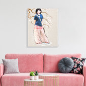 Kirschblütenleuchte Leinwanddruck (Insitu (Wohnzimmer))