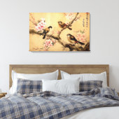 Kirschblütenmalerei Leinwanddruck (Insitu (Schlafzimmer))