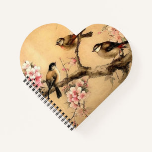 Kirschblütenmalerei Notizblock