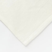 Kirschblütenmond Minimal Muster Fleecedecke (Ecke)