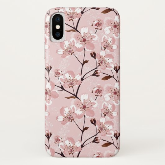 Kirschblütenmuster Case-Mate iPhone Hülle (Rückseite)
