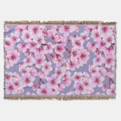 Kirschblütenmuster Decke (Vorderseite)
