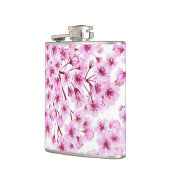 Kirschblütenmuster Flachmann (Links)