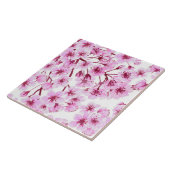 Kirschblütenmuster Fliese (Seite)