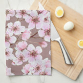 Kirschblütenmuster Geschirrtuch (Viertel Falte)