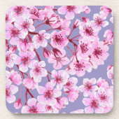 Kirschblütenmuster Getränkeuntersetzer (Vorderseite)