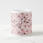 Kirschblütenmuster Jumbo-Tasse (Vorderseite)