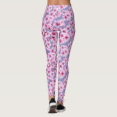 Kirschblütenmuster Leggings (Rückseite)
