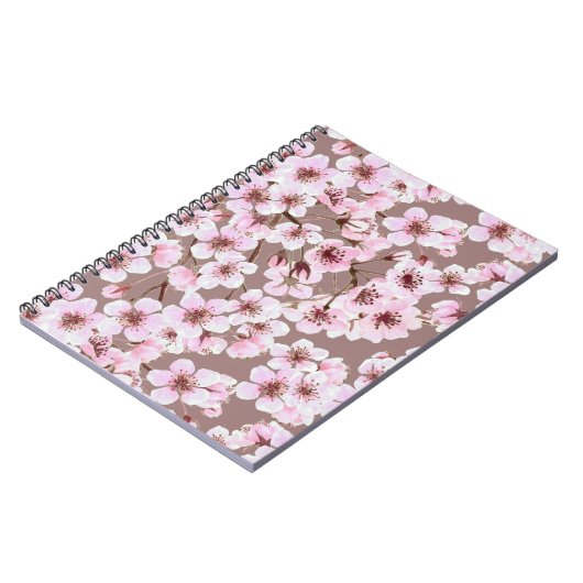 Kirschblütenmuster Notizblock (Linke Seite)