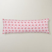 Kirschblütenmuster Rosa Seitenschläferkissen (Rückseite)